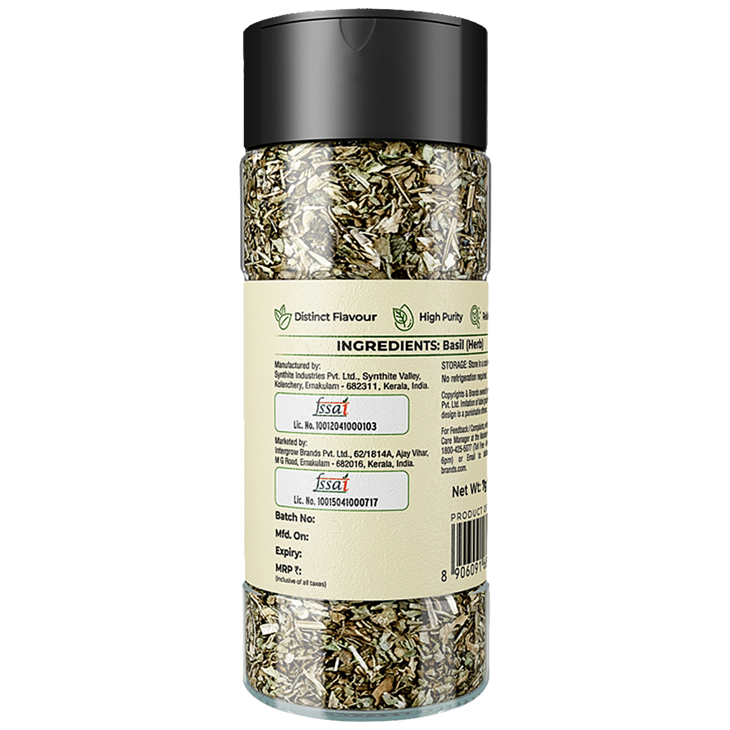 Buy Sprig Basil Herb Used As Seasoning For Italian Salads