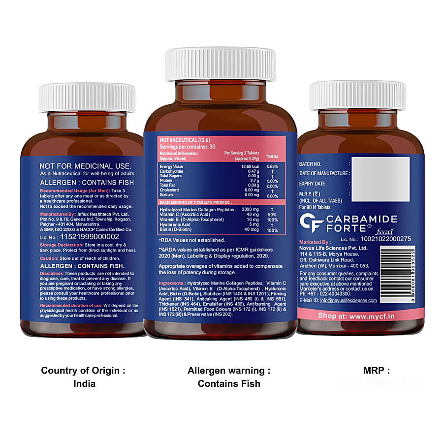 Collagène Marin - Type I & II - 3000 mg
