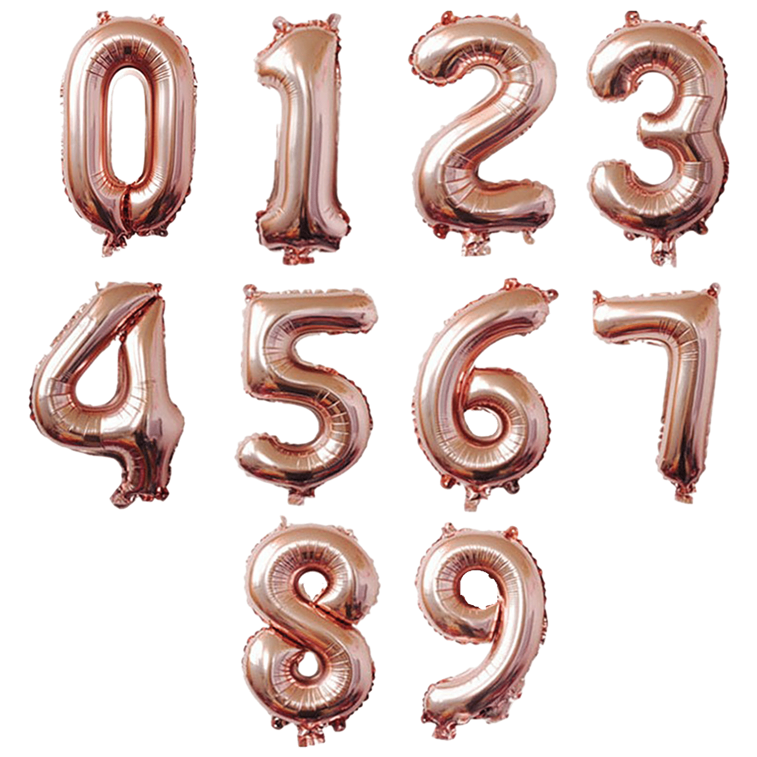 Balloon foil clearance numbers