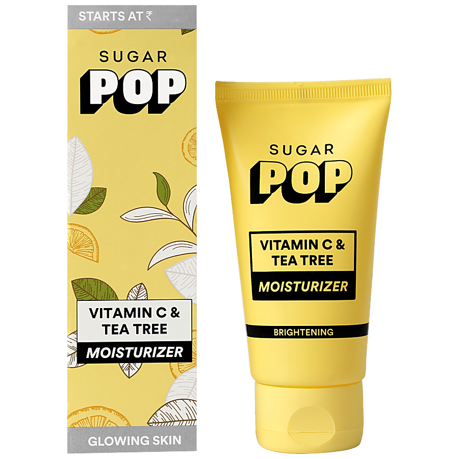 Buy SUGAR POP Vitamin C & Tea Tree Moisturizer - Lightweight, Non ...
