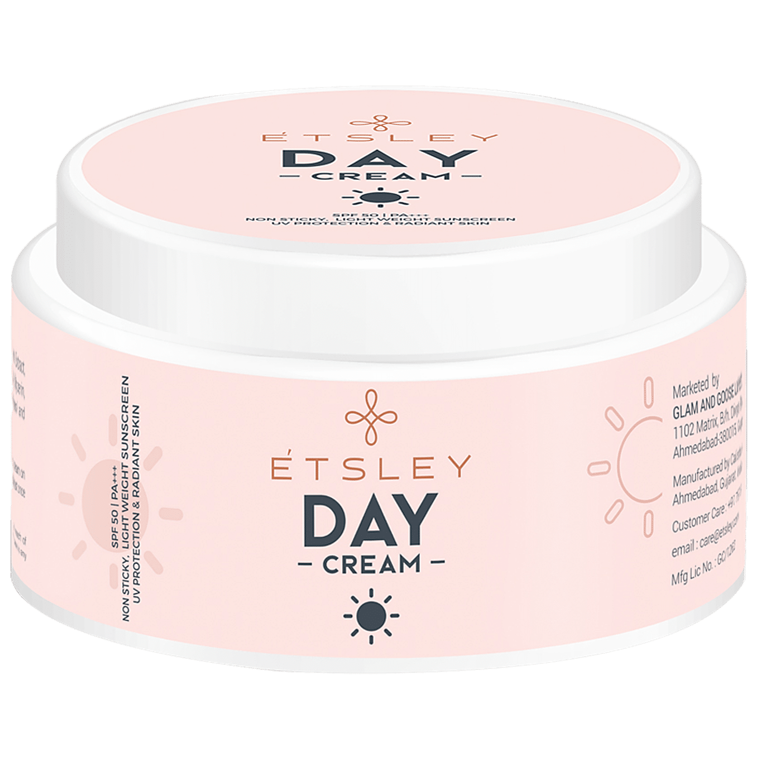 natural day cream with spf