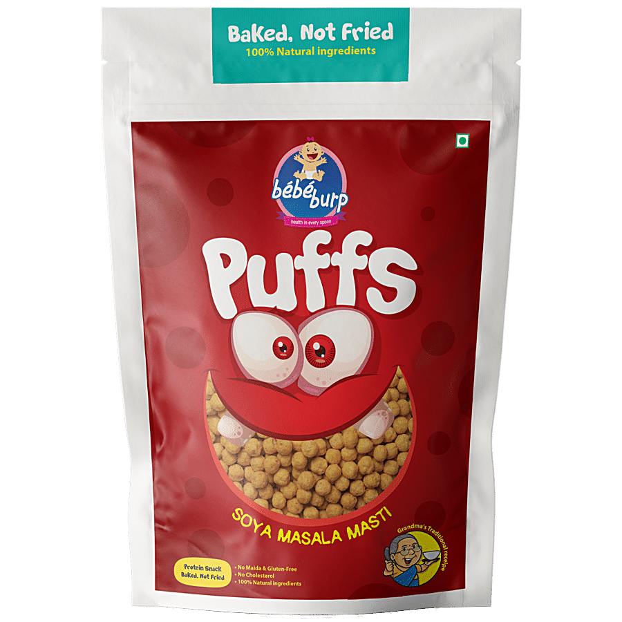 Buy bebe burp Jowar Cheesy Blast Puffs - Protein Snack, Baked, No Maida,  Gluten-Free, 12 Months+ Online at Best Price of Rs 236 - bigbasket