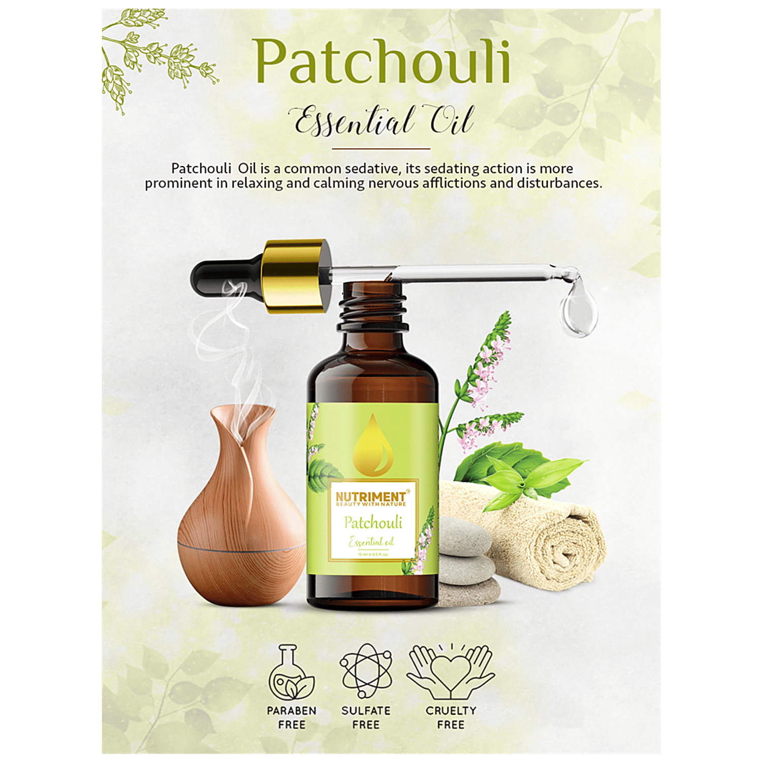 Patchouli essential oil smell new arrivals