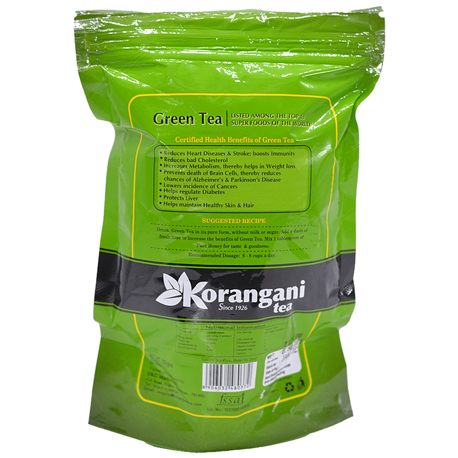 Buy KORANGANI TEA Green Tea - Garden Fresh, Antioxidants Rich Online at Best  Price of Rs null - bigbasket