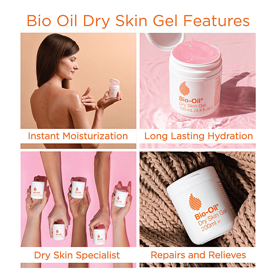  Bio-Oil Skincare Oil Body Oil with Bio-Oil Dry Skin Gel, Full  Body Skin Moisturizer : Beauty & Personal Care