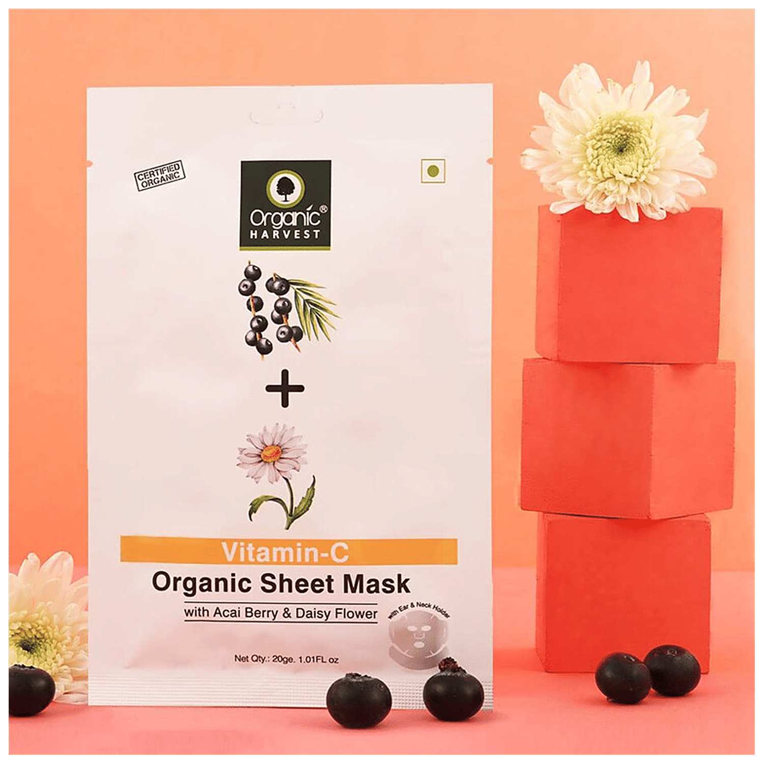 organic harvest vitamin c face mask