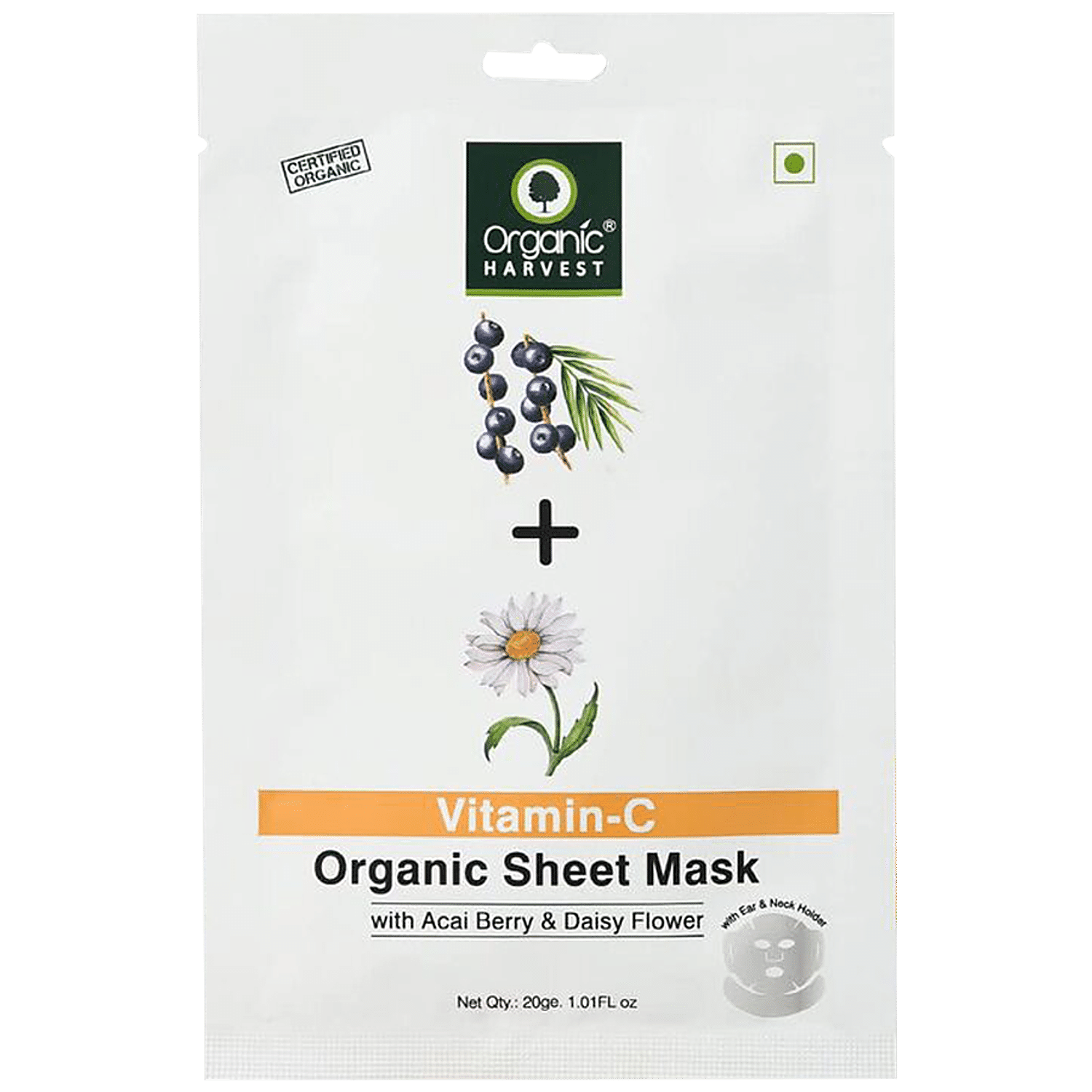 organic vitamin c sheet mask