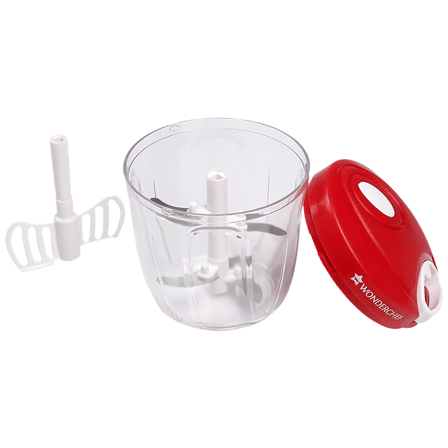 Plastic 950ml Vegetable Hand Chopper, For Kitchen