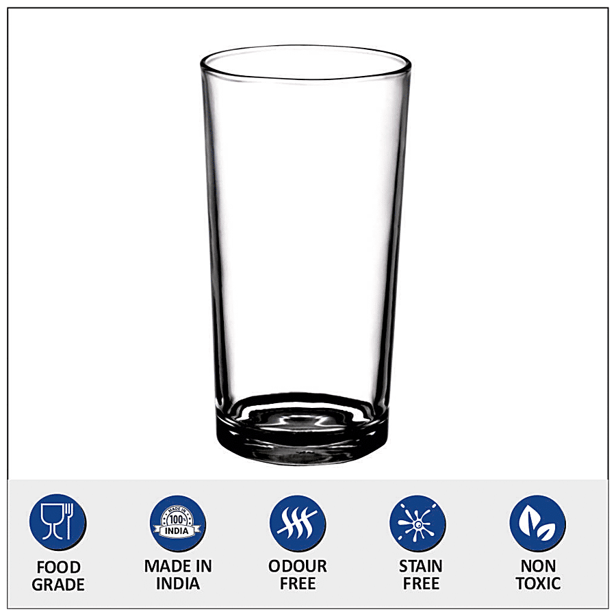 Buy Yera Glass Tumbler - Straight, With Heavy Bottom, Food Grade, Odour &  Stain Free Online at Best Price of Rs 189 - bigbasket