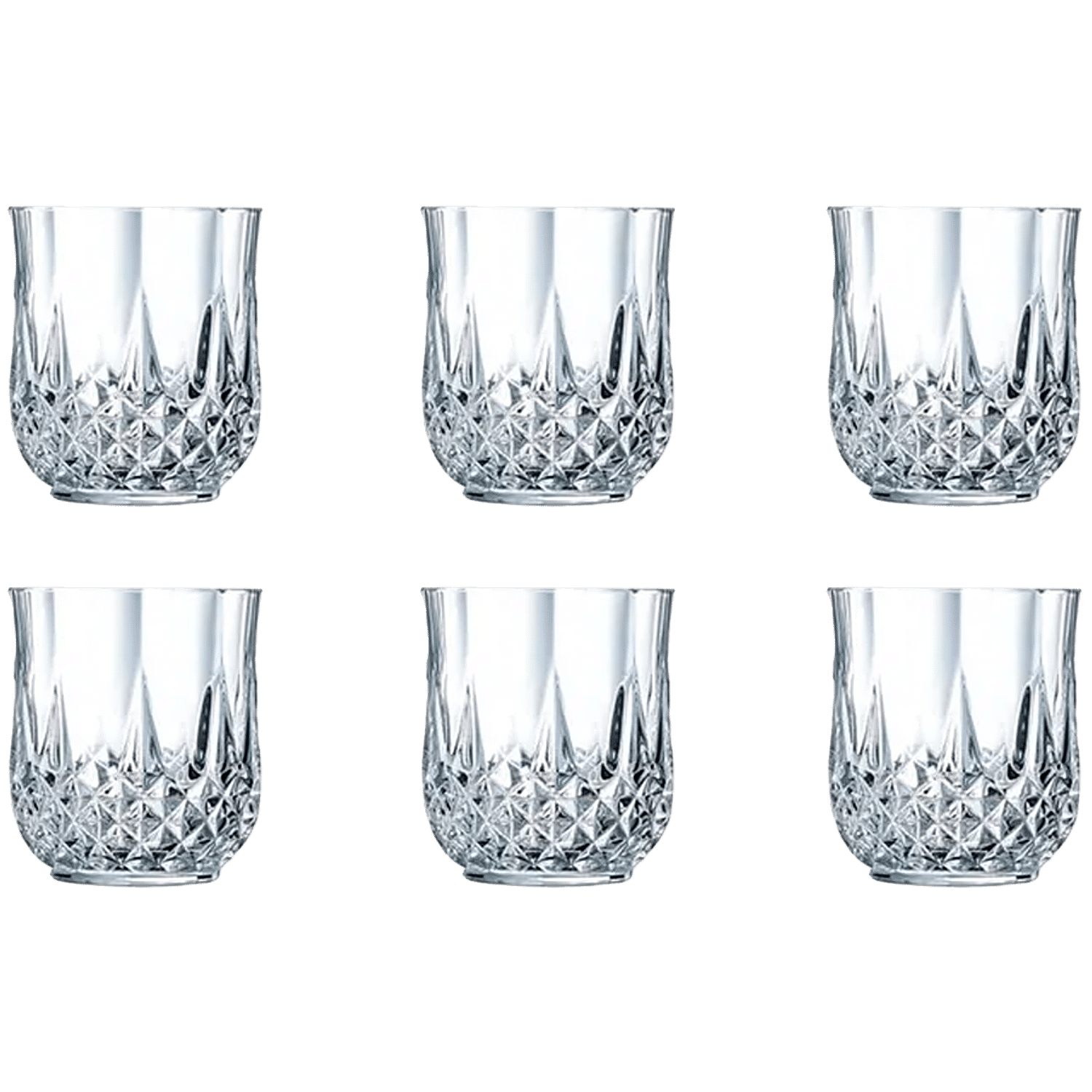 Cristal d'arques longchamp discount set of 6 32