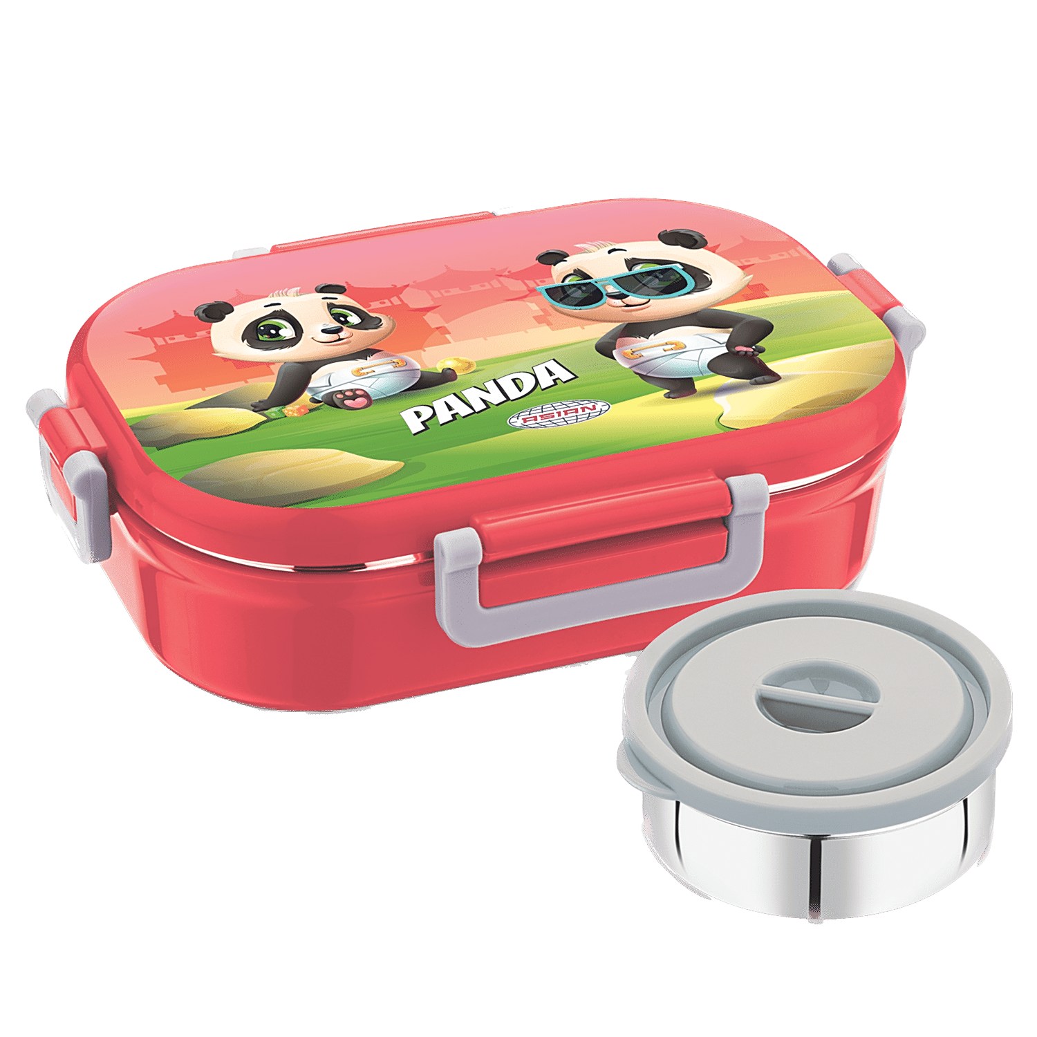 Asian Hot Meal Locker Kidz 500ml+150ml, Insulated lunch box - 1425 -  SamaHomeStore