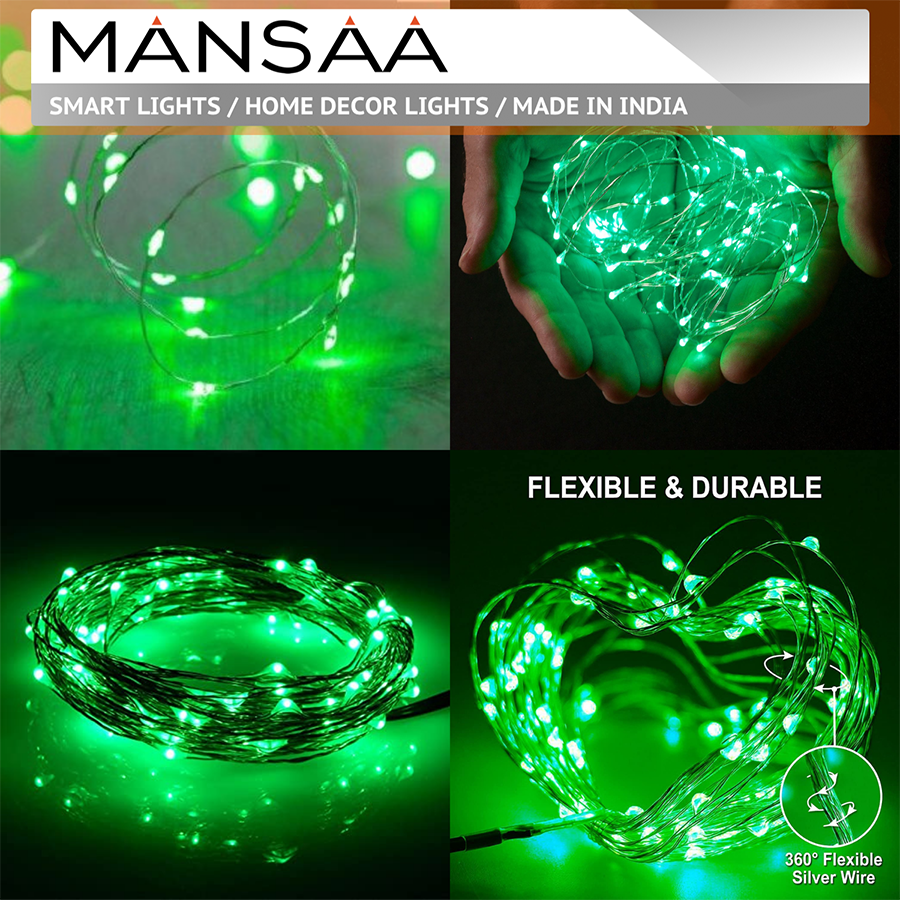 Green LED String Lights, 15m at Rs 70/piece in New Delhi