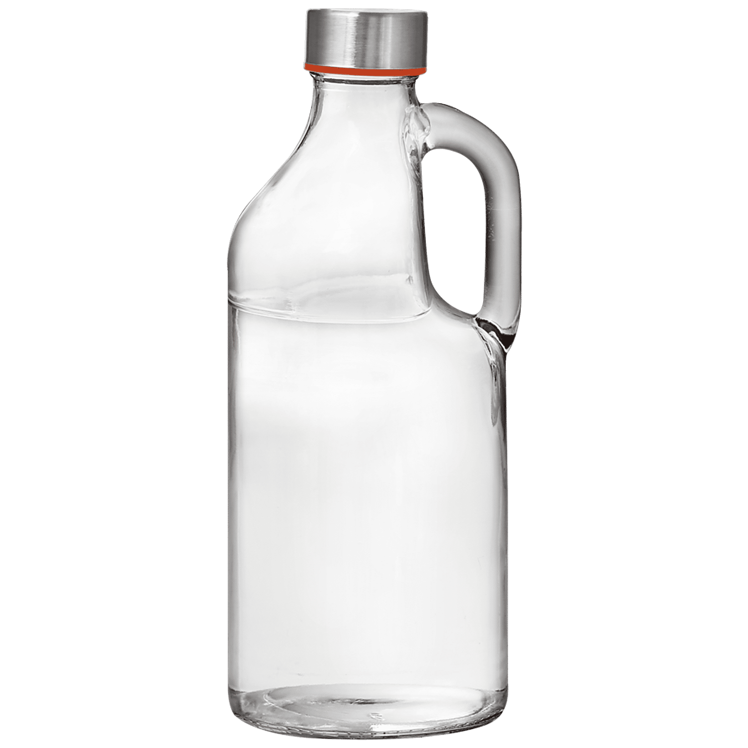 Buy Glass Ideas Glass Bottle - Plain White With Metal Cap Online at Best  Price of Rs 199 - bigbasket