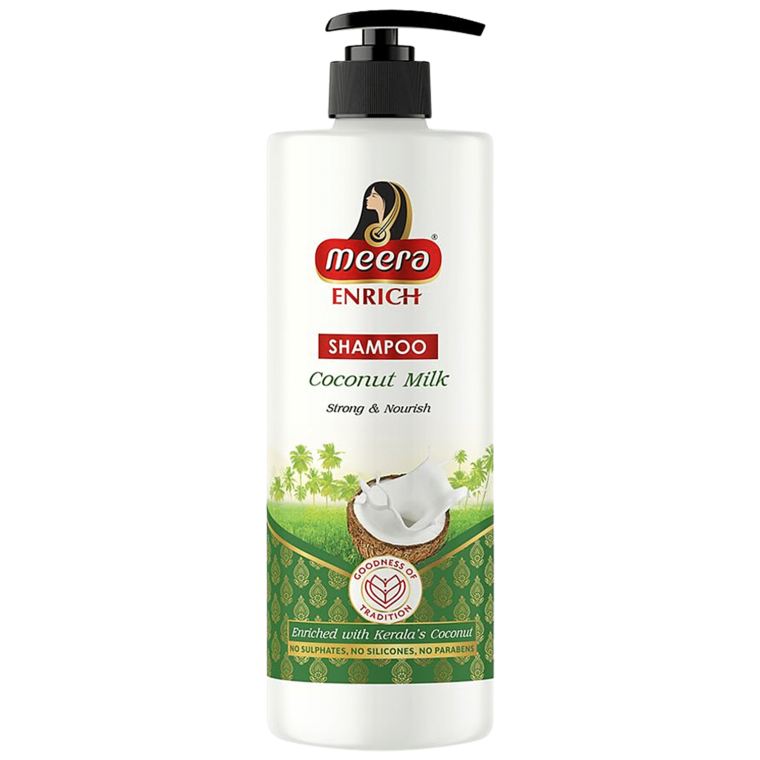 Buy Meera Enrich Shampoo - With Kerala's Coconut Milk, For Strong & Nourish  Hair, Paraben & Sulphate Free Online at Best Price of Rs 439.07 - bigbasket