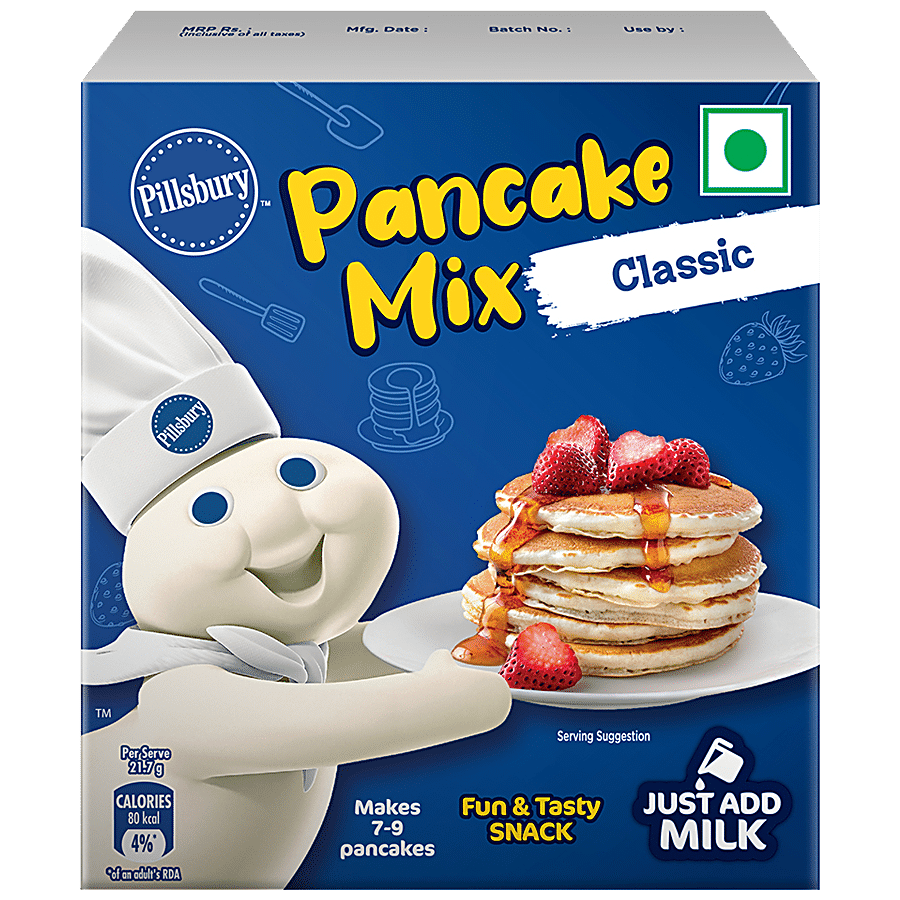 Buy Pillsbury Pancake Mix - Classic Flavour, Makes Soft & Fluffy Pancakes  Online at Best Price of Rs  - bigbasket