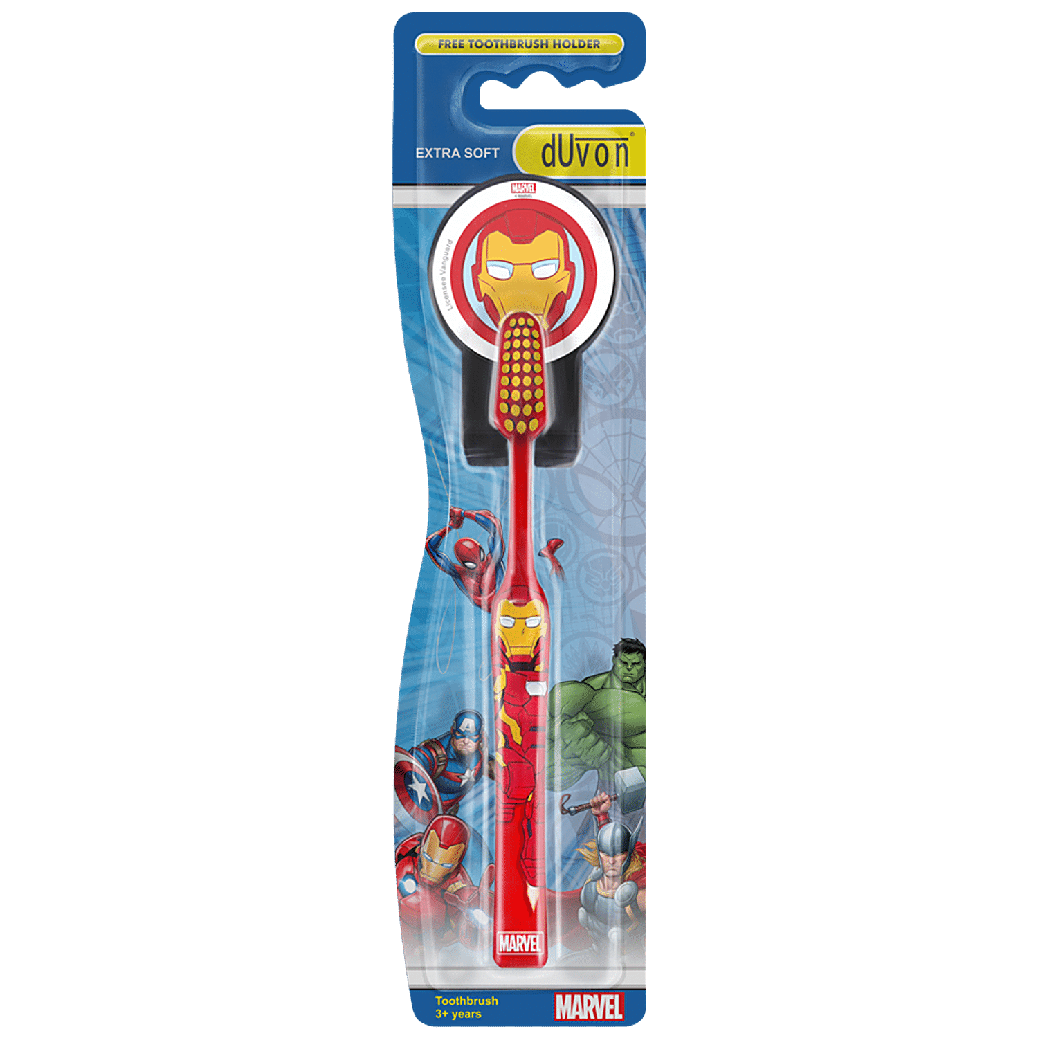 dUvon brush red Marvel spider man