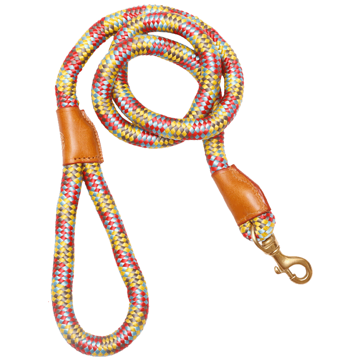 Buy Vama Leathers Dog Training Slip Leash - Heavy Duty Rope, Brass Ring, 1  cm x 5 Feet, Brown Online at Best Price of Rs 260 - bigbasket