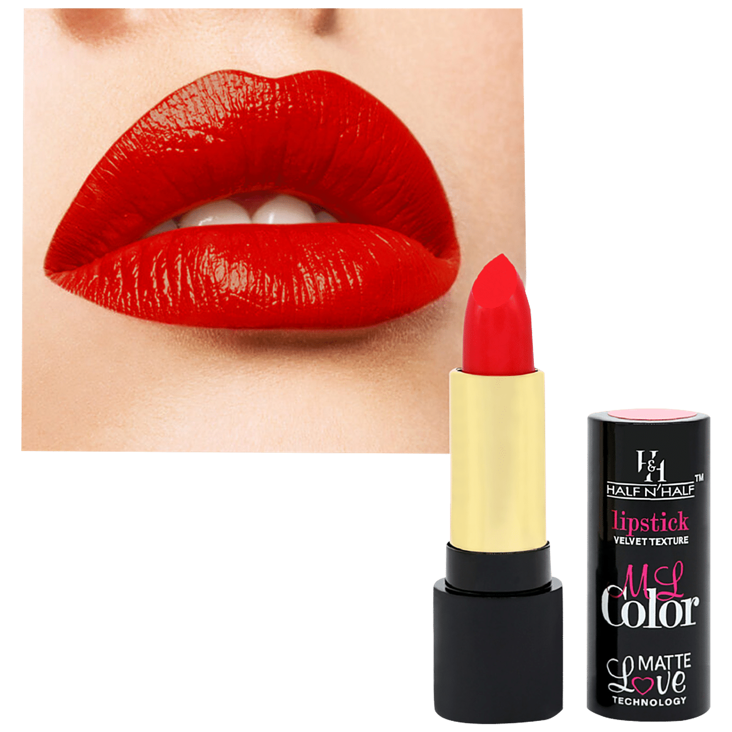 Buy Half N Half My Color Velvet Texture Matte Lipstick - Long-Lasting,  Lightweight Online at Best Price of Rs  - bigbasket