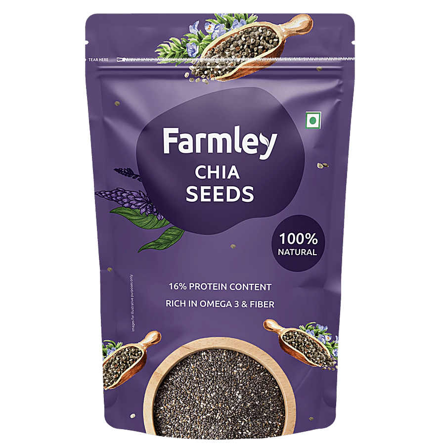 Buy Farmley Premium Natural Chia Seeds - Weight Loss With Omega 3, Non-GMO  Online at Best Price of Rs 189.05 - bigbasket