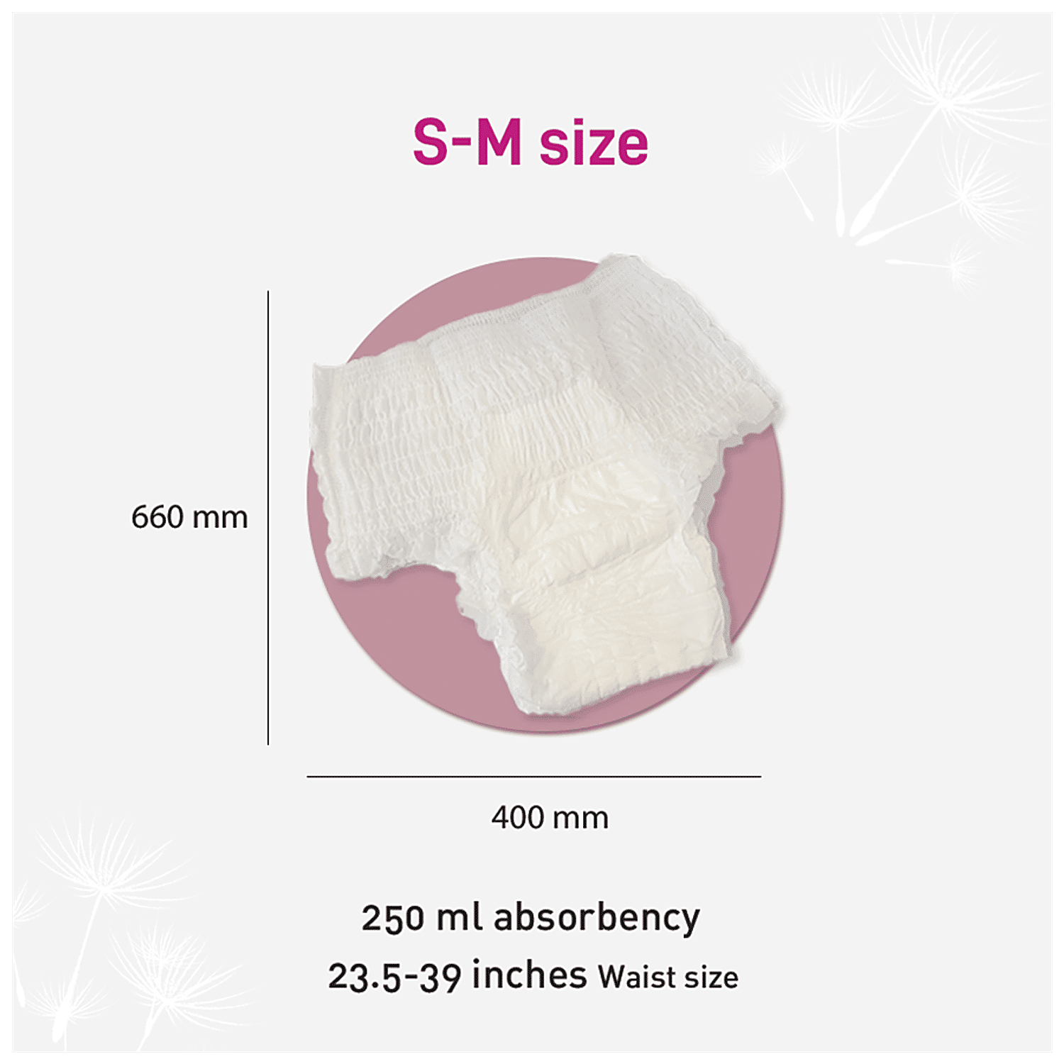 Buy Sirona Disposable Period Panty for 360 Degree Protection (S-M Size) - 5  Panties Online at Best Prices in India - JioMart.