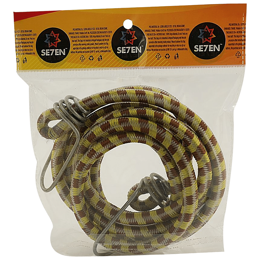 Alexa India High Strength Elastic Bungee / Luggage Tying Rope With Hooks,Multipurpose  at Rs 55/piece, Bike Accessories in New Delhi
