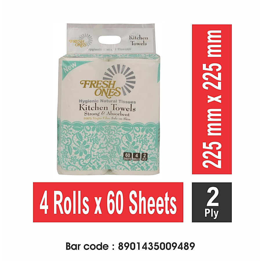 Buy Soft Touch Kitchen Towel Eco 4 In 1 100 Pulls Online At Best Price of  Rs 400 - bigbasket