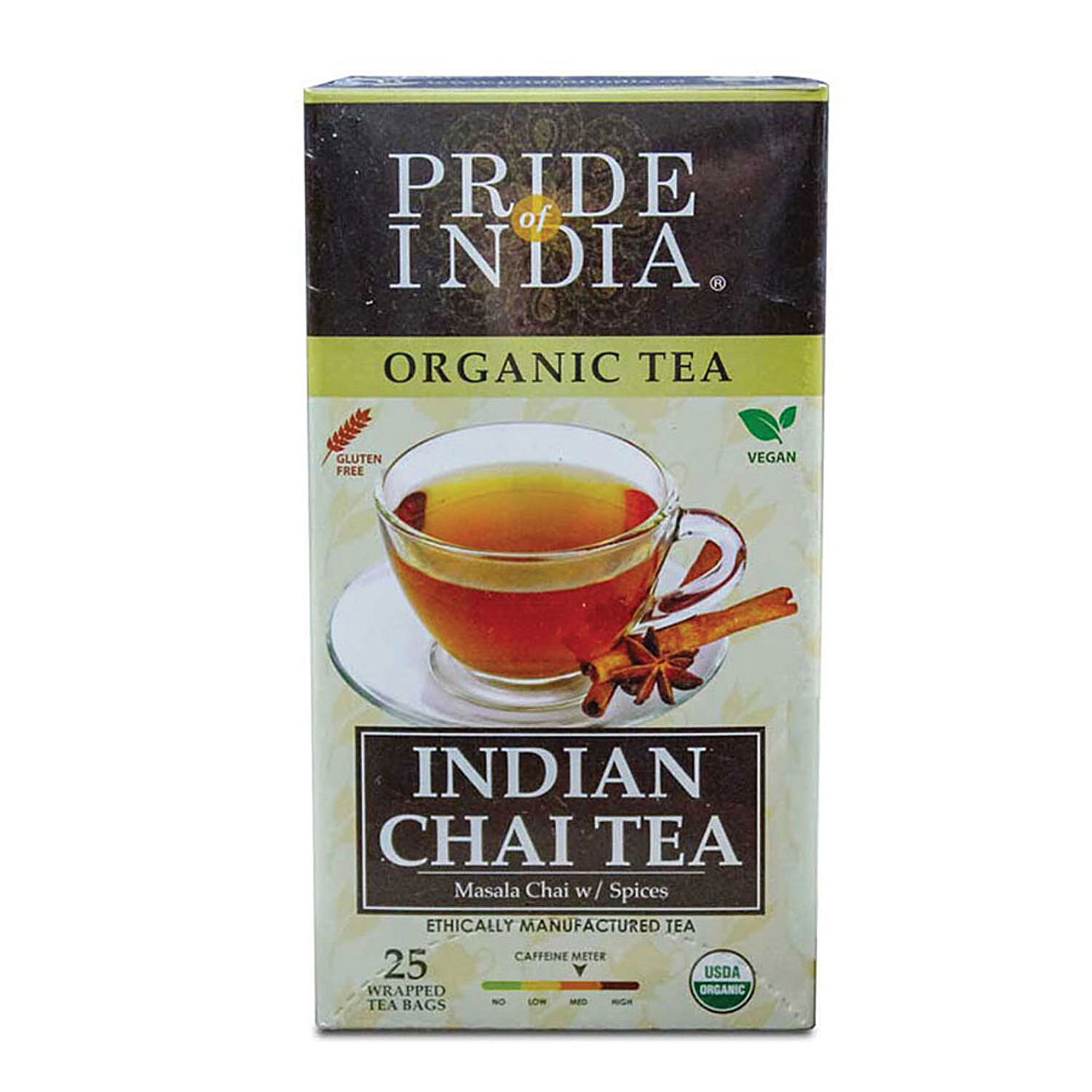 Pride of India - Organic Green Chai Tea - Half Pound Full Leaf