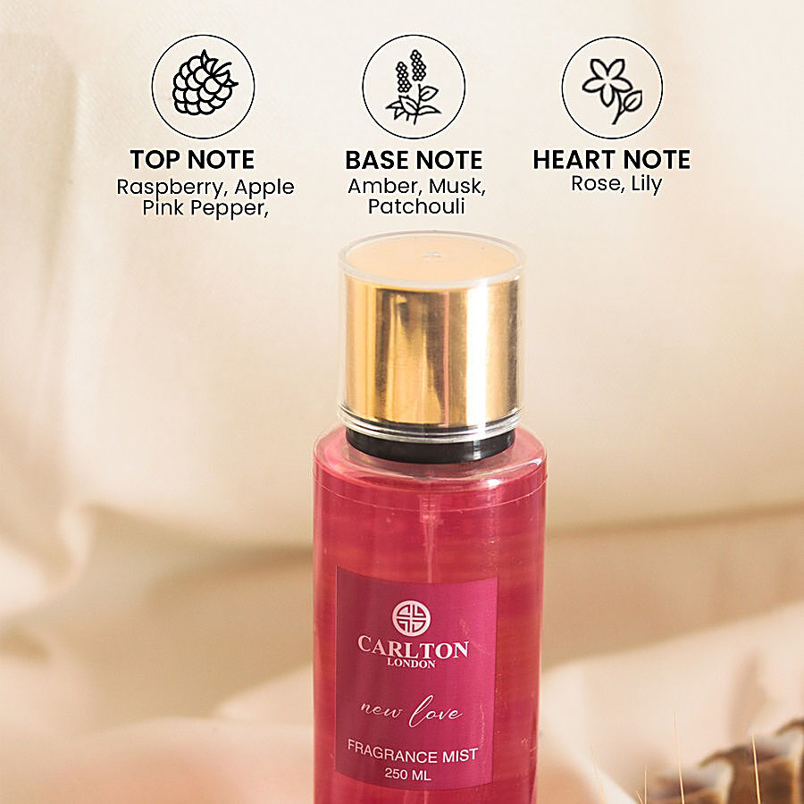 Buy Carlton London Fragrance Mist - New Love, Longlasting Fragrance,  Removes Body Odour Online at Best Price of Rs 599.6 - bigbasket