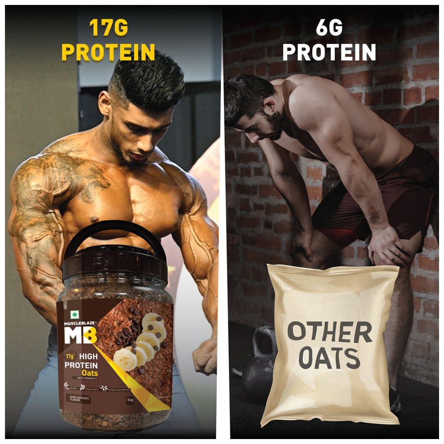 MuscleBlaze High Protein Oats