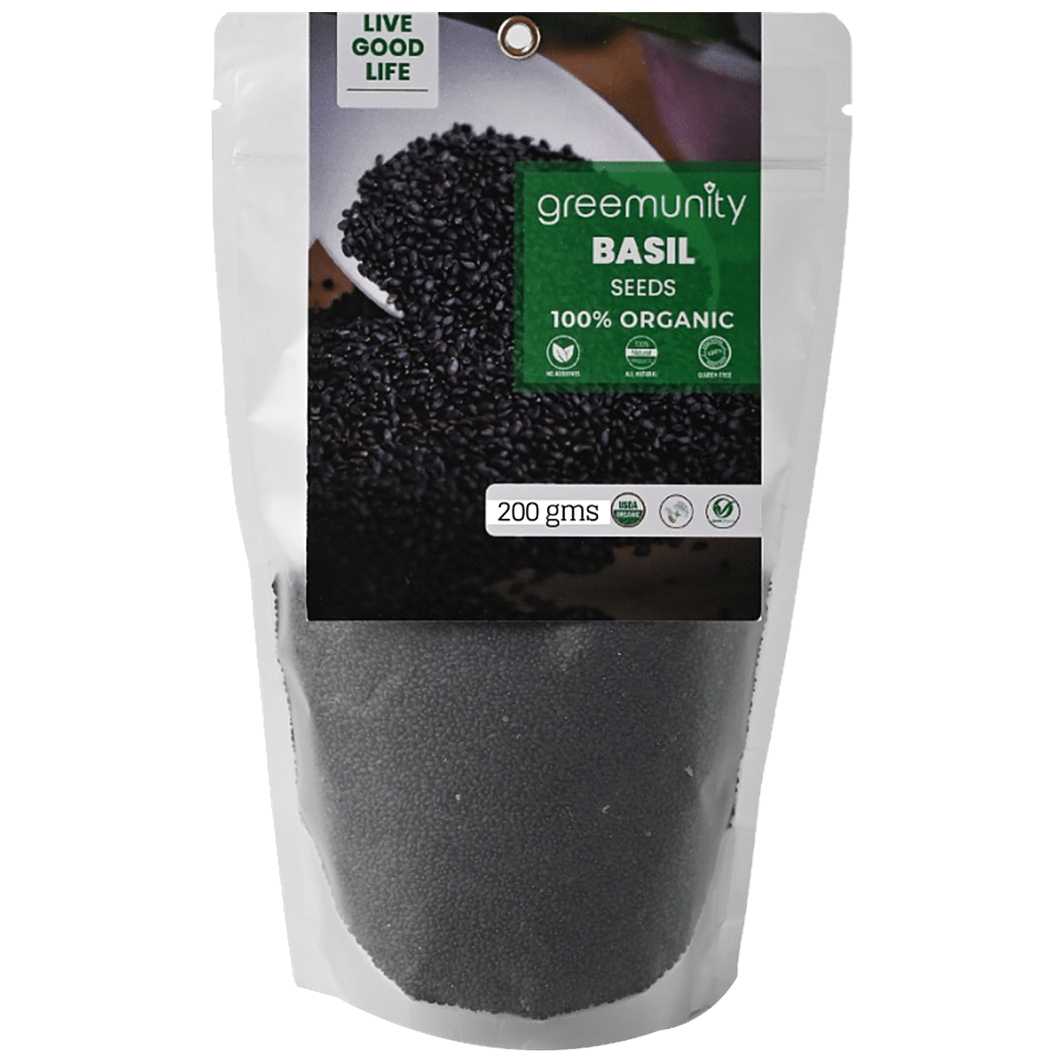 Buy greemunity ORGANIC BASIL SEEDS Online at Best Price of Rs 183