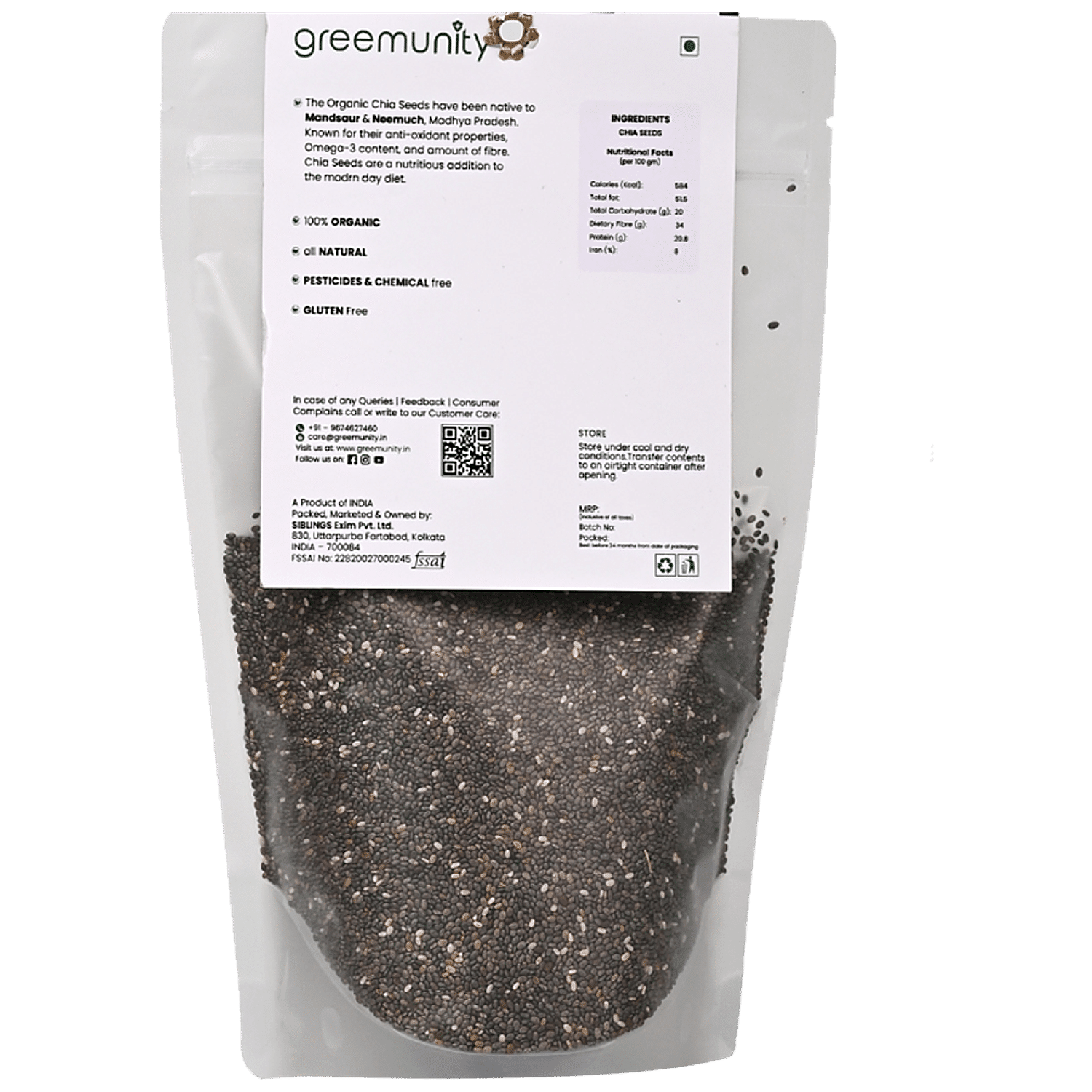 Buy greemunity ORGANIC BASIL SEEDS Online at Best Price of Rs 183