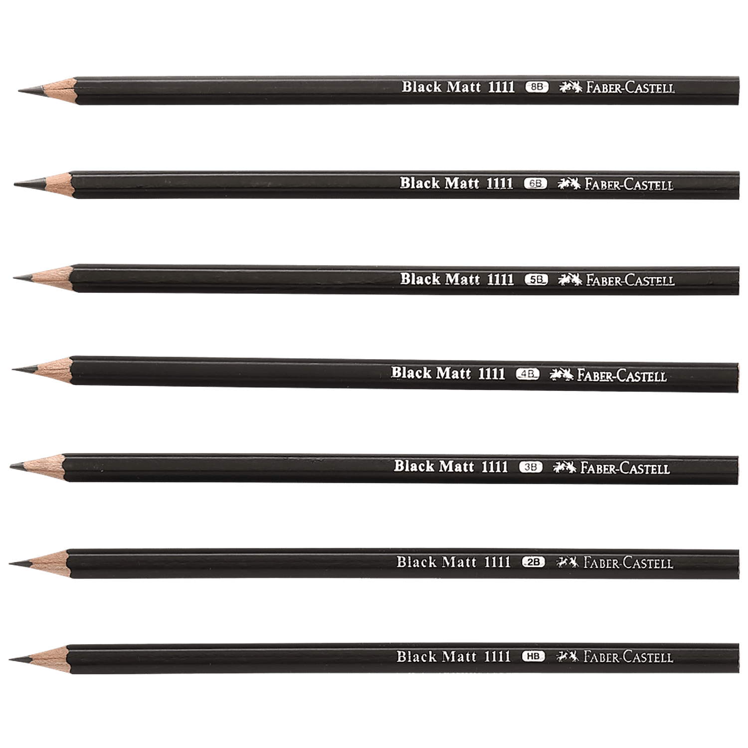 FABER-CASTELL Black Matt 1111 3B Pencil 