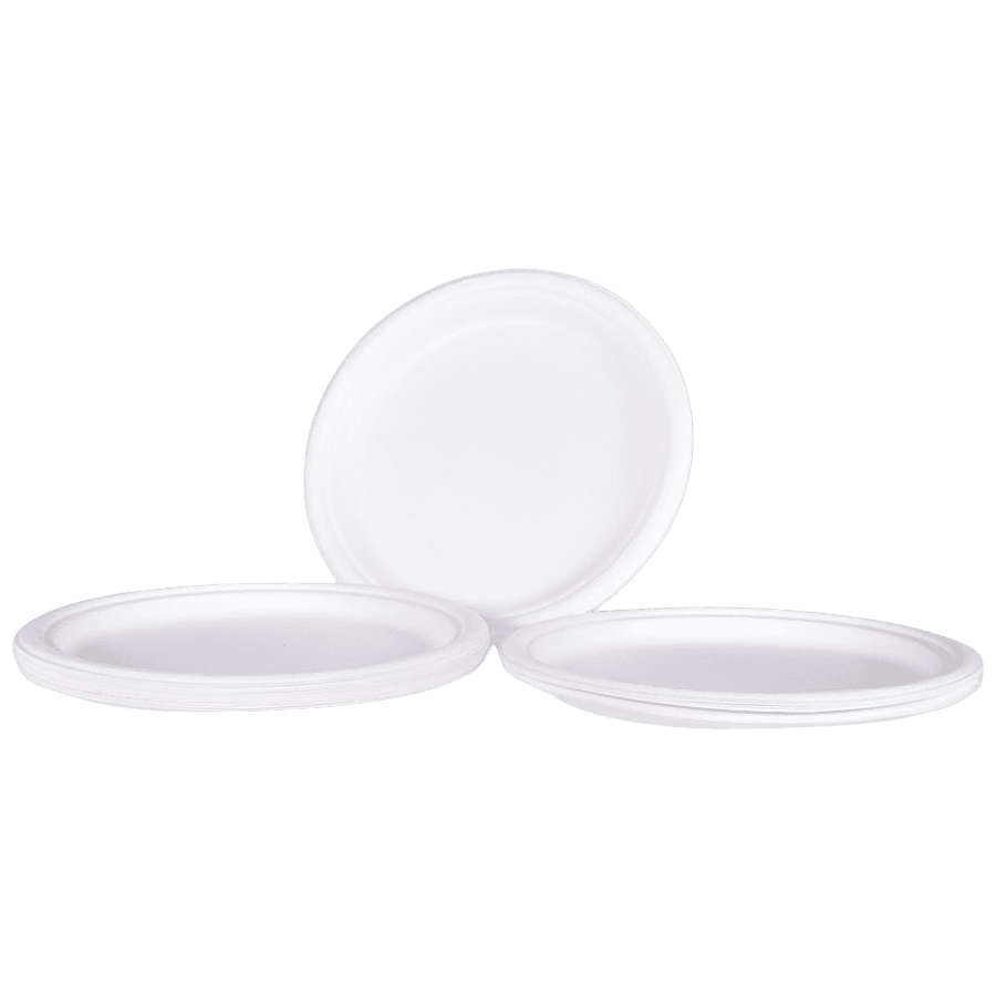 White Plain 4 Inch Disposable Paper Plate, For Event and Party Supplies at  Rs 11/piece in Mumbai