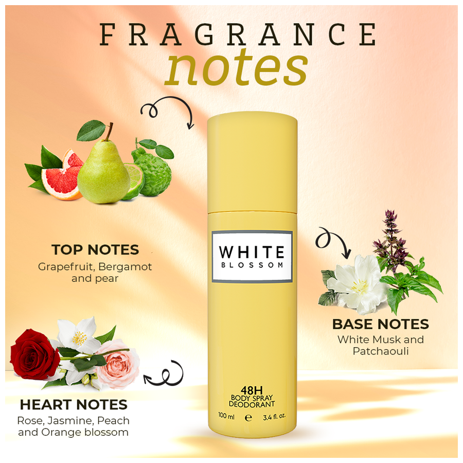 White outlet blossom perfume