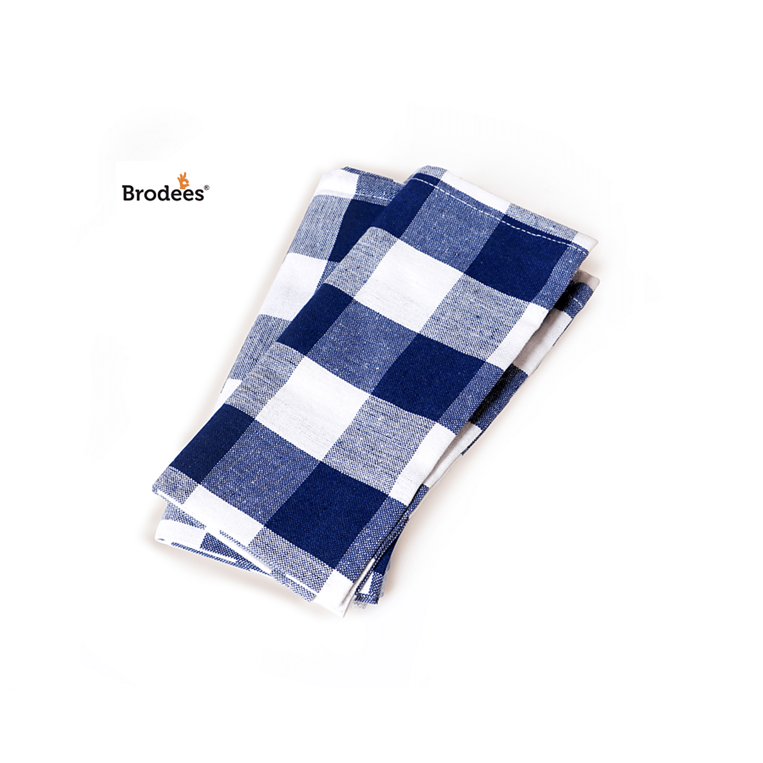 Buy Brodees Cotton Kitchen Towel - Blue, Checked, Easy Wash, 45 x 70 Cm  Online at Best Price of Rs 89 - bigbasket