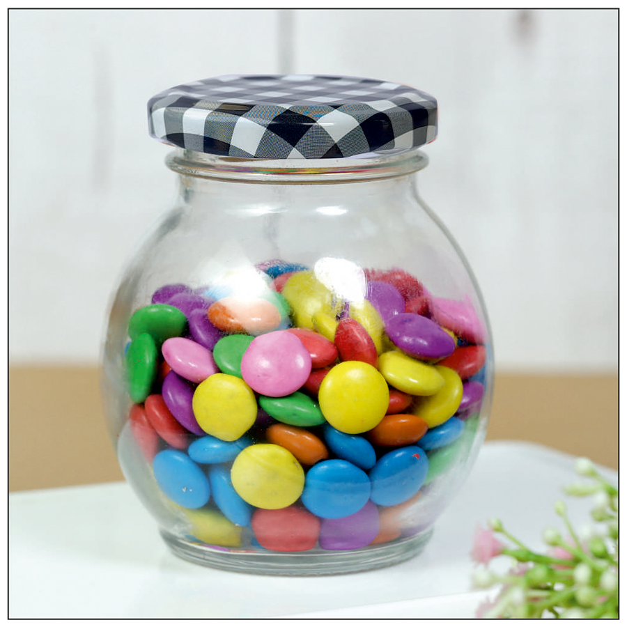 Buy Yera Small Jars Set With Printed Lids Online at Best Price of Rs 119 -  bigbasket