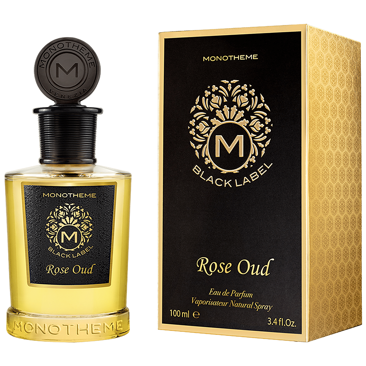 Buy MONOTHEME Black Label Eau De Perfume Rose Oud Long Lasting