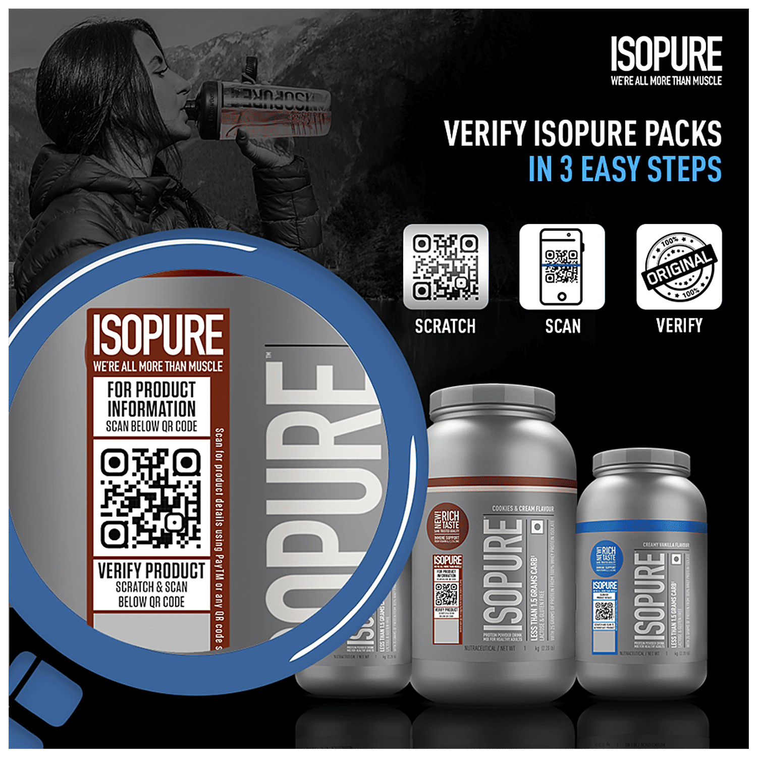 IsoPure Cocotein Original Flavour Protein Drink in Bangalore at