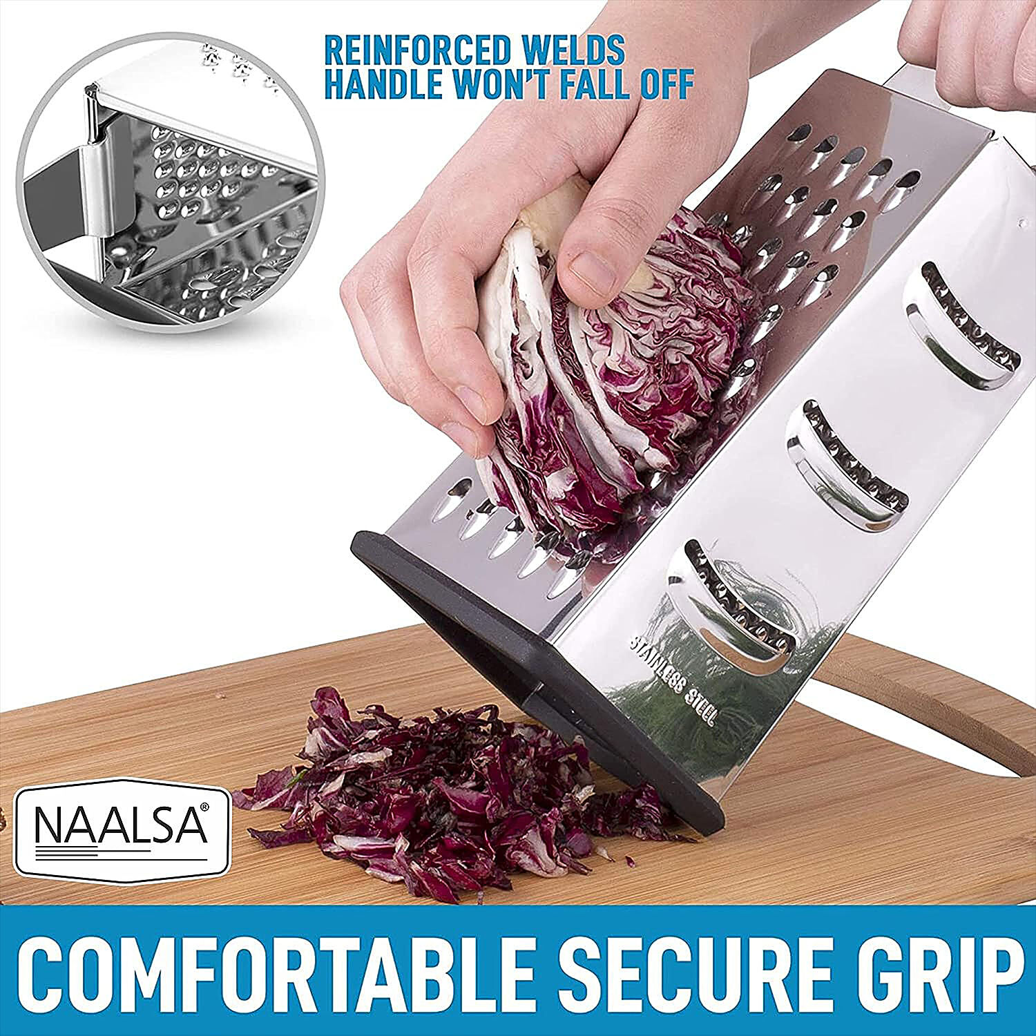 Shop Generic Stainless Steel 4 Sides Vegetable Grater