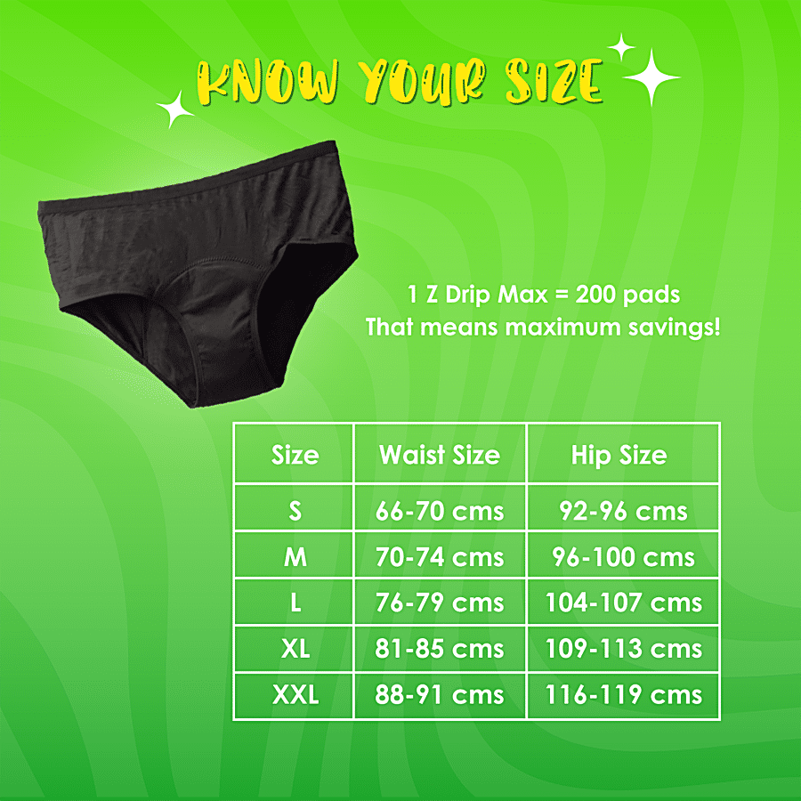 Stain-free Period Panty • 1 Pc • Re-usable & Organic - The Roots