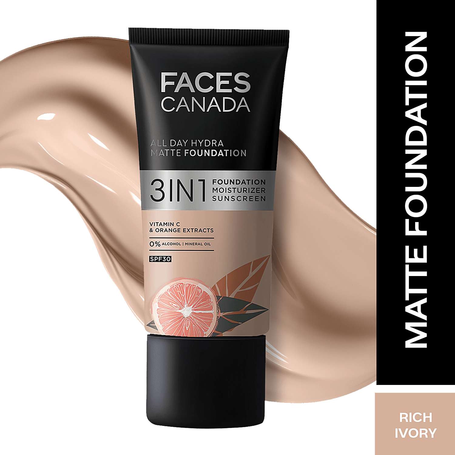 Buy FACES CANADA Sheer Radiance Liquid Foundation - Ivory 01 Online at Best  Price of Rs null - bigbasket