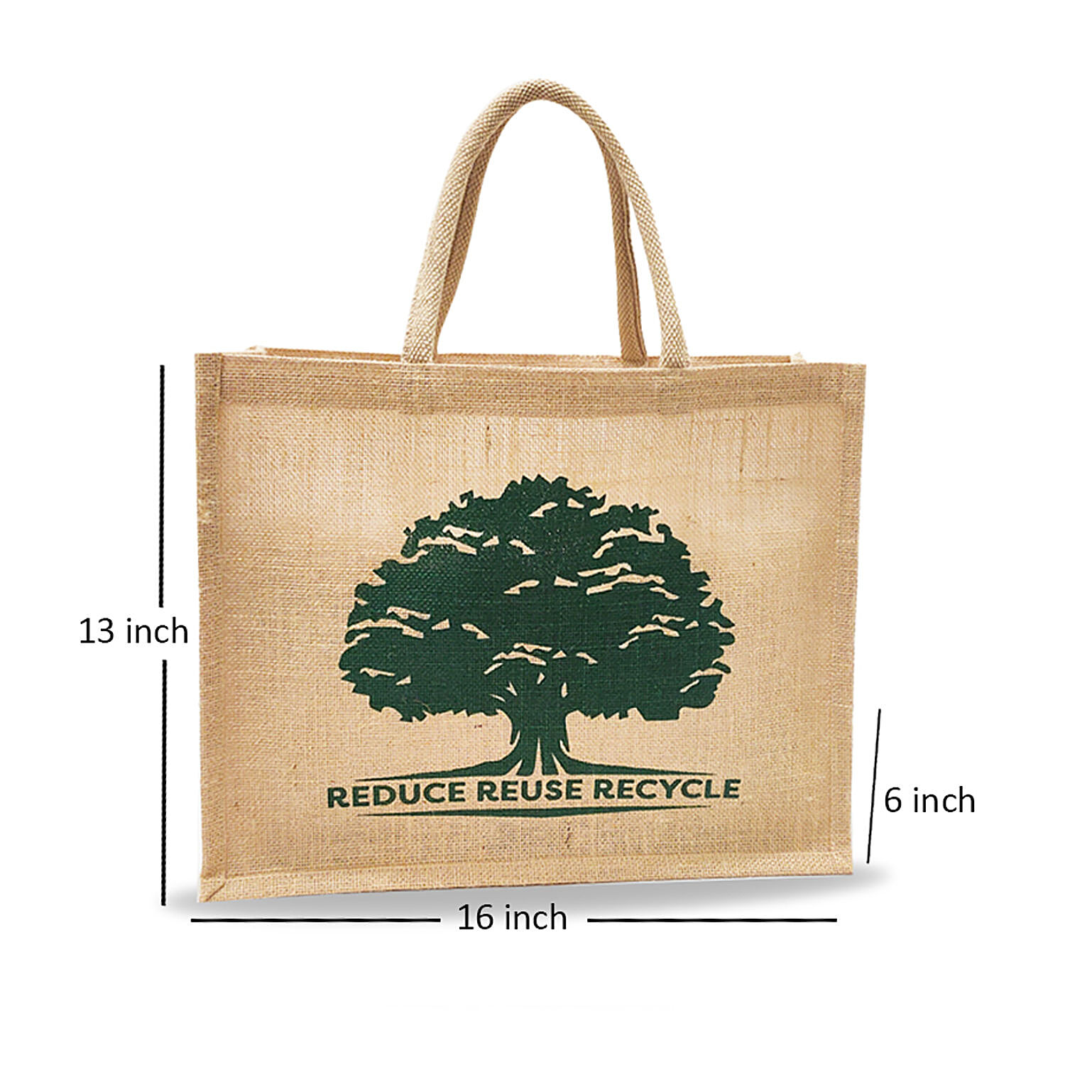 Buy Earthbags Jute Reusable Grocery/Shopping Bag - Printed, Easy