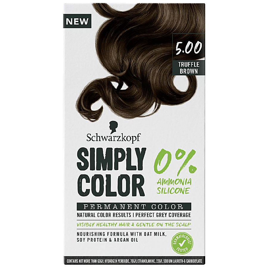 Buy Schwarzkopf Simply Color Permanent Hair Colour Light Brown 6.0 online  at
