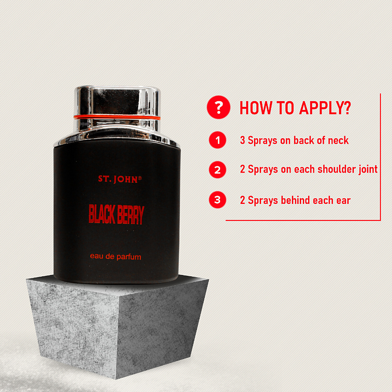 Buy St.john Black Berry Eau De Perfume Long lasting Fragrance