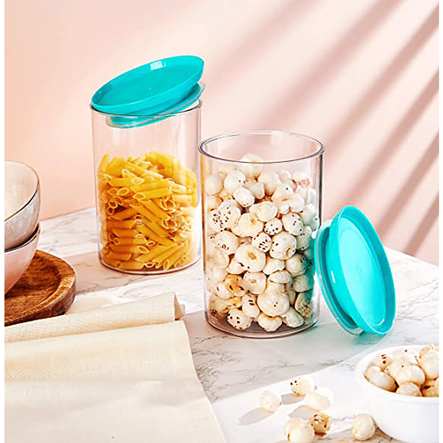 Buy YouBee Air Tight Multi Purpose Transparent Jar, Bread Box, Fridge Storage  Container