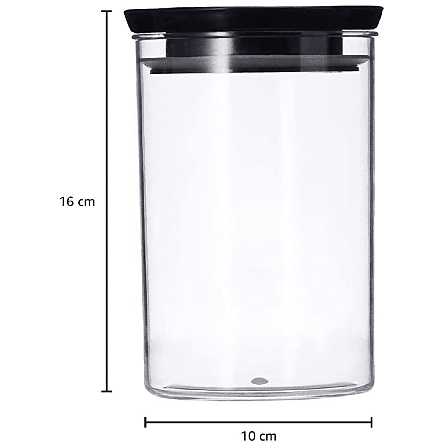 Buy YouBee Plastic Kitchen Storage Container - Air-Tight, Transparent,  Stackable, Grey Lid Online at Best Price of Rs 229 - bigbasket