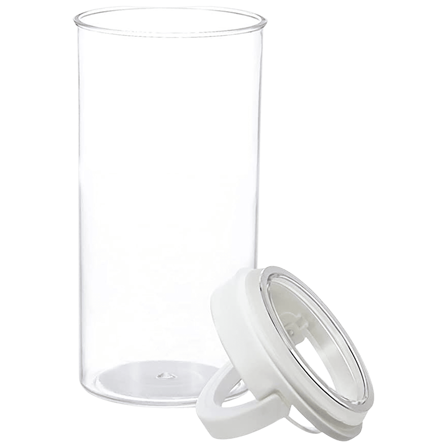 Buy YouBee Plastic Kitchen Storage Container - Air-Tight, Transparent,  Stackable, Grey Lid Online at Best Price of Rs 229 - bigbasket