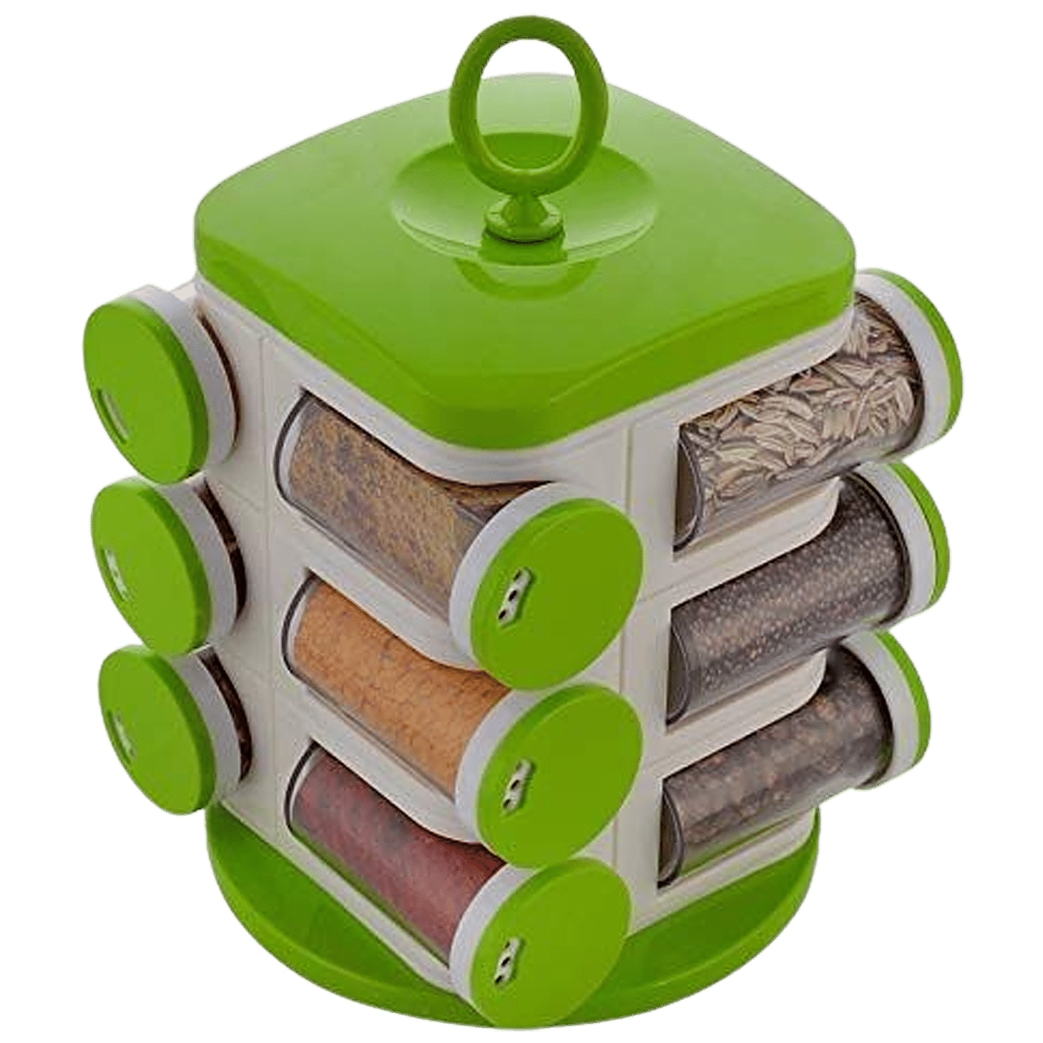 https://www.bigbasket.com/media/uploads/p/xxl/40297608-2_3-youbee-plastic-revolving-12-in-1-masala-rack-big-multipurpose-food-safe-green.jpg