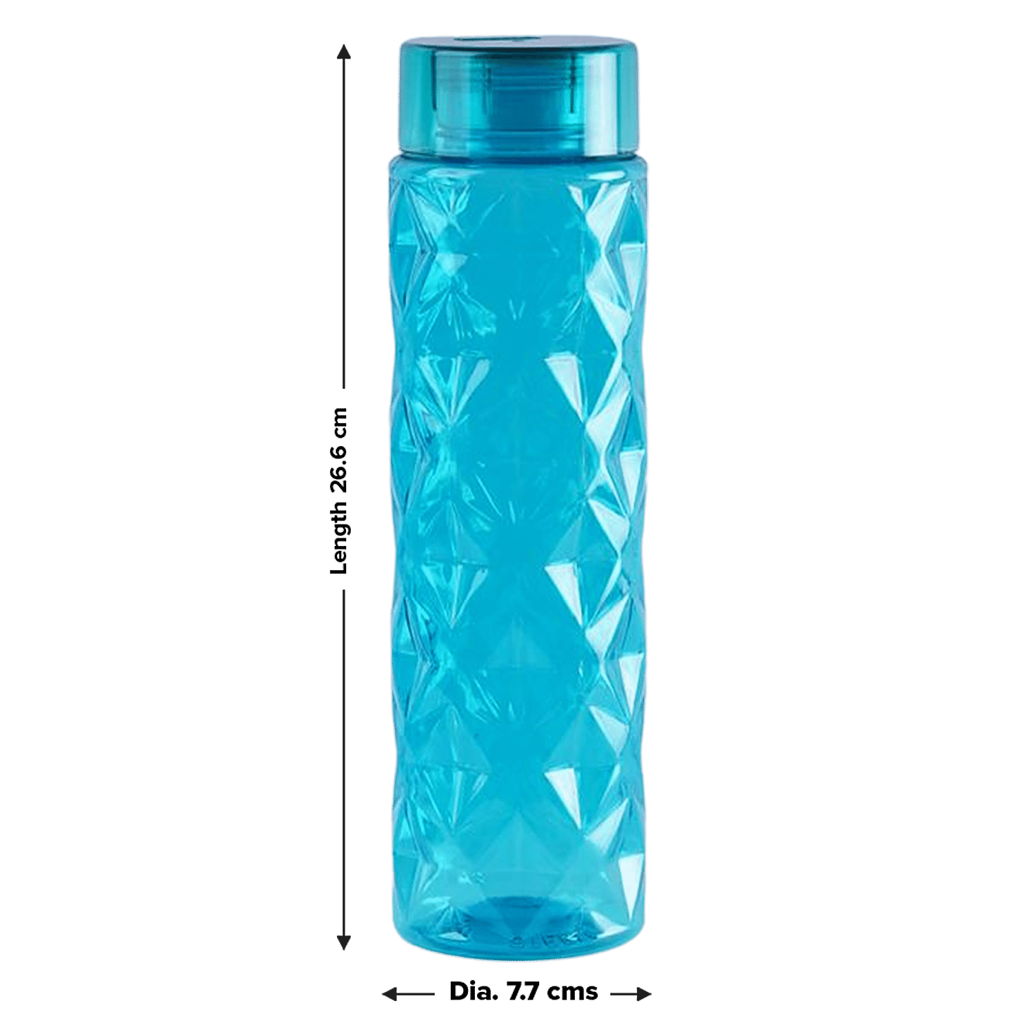 Buy BB Home Leo Plastic PET Water Bottle - Break Resistant, Leak Proof,  Narrow Mouth, Black Online at Best Price of Rs 80.04 - bigbasket