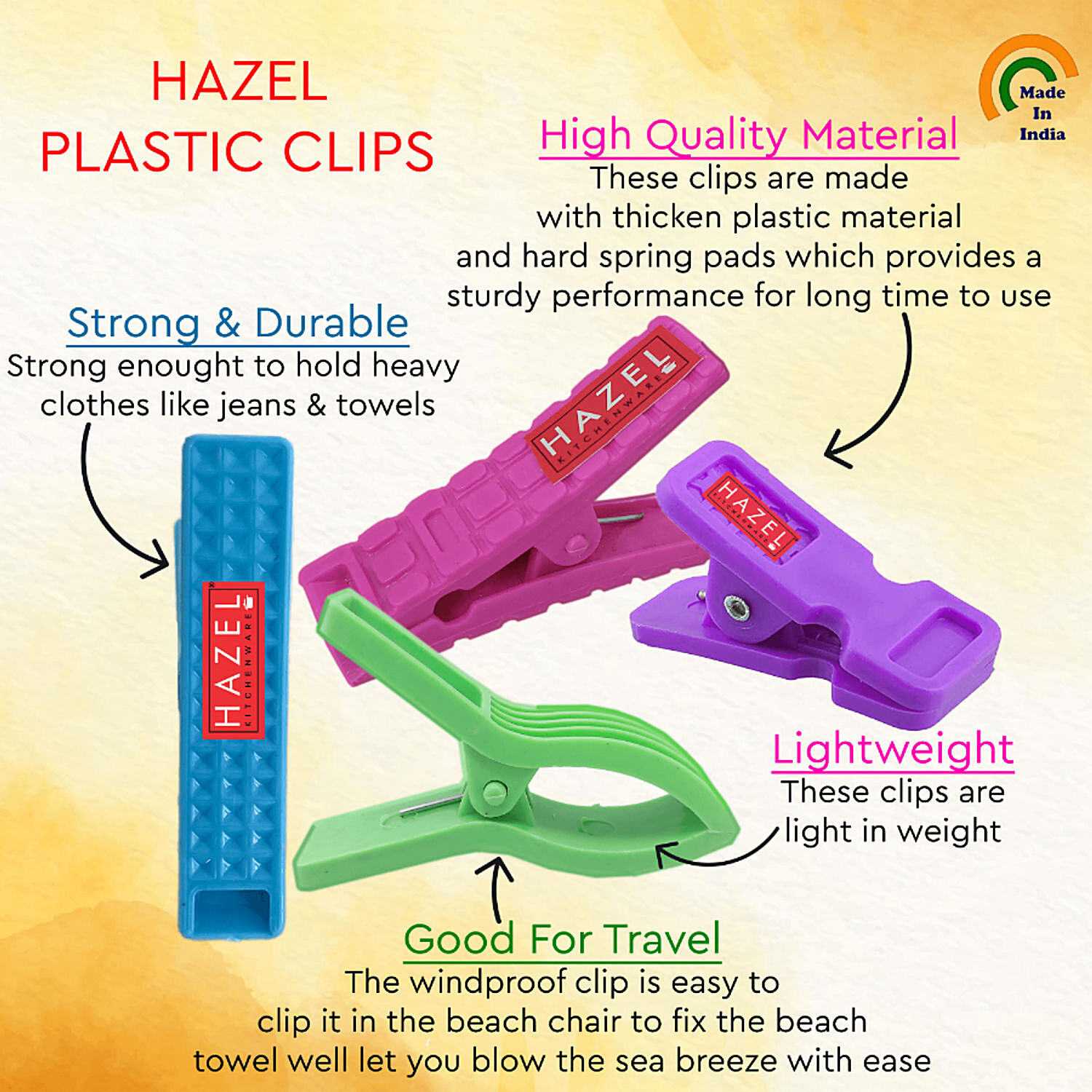 Strong sale plastic clips